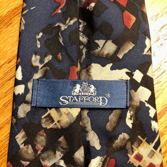 Stafford Men’s Silk Necktie - Picture 3 of 7